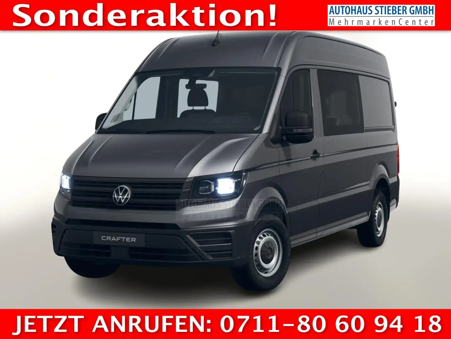 Volkswagen Crafter Plus 35 2.0 TDI 140 L3H3 5-S AHK Kam PDC 103 kW... Grau - 1
