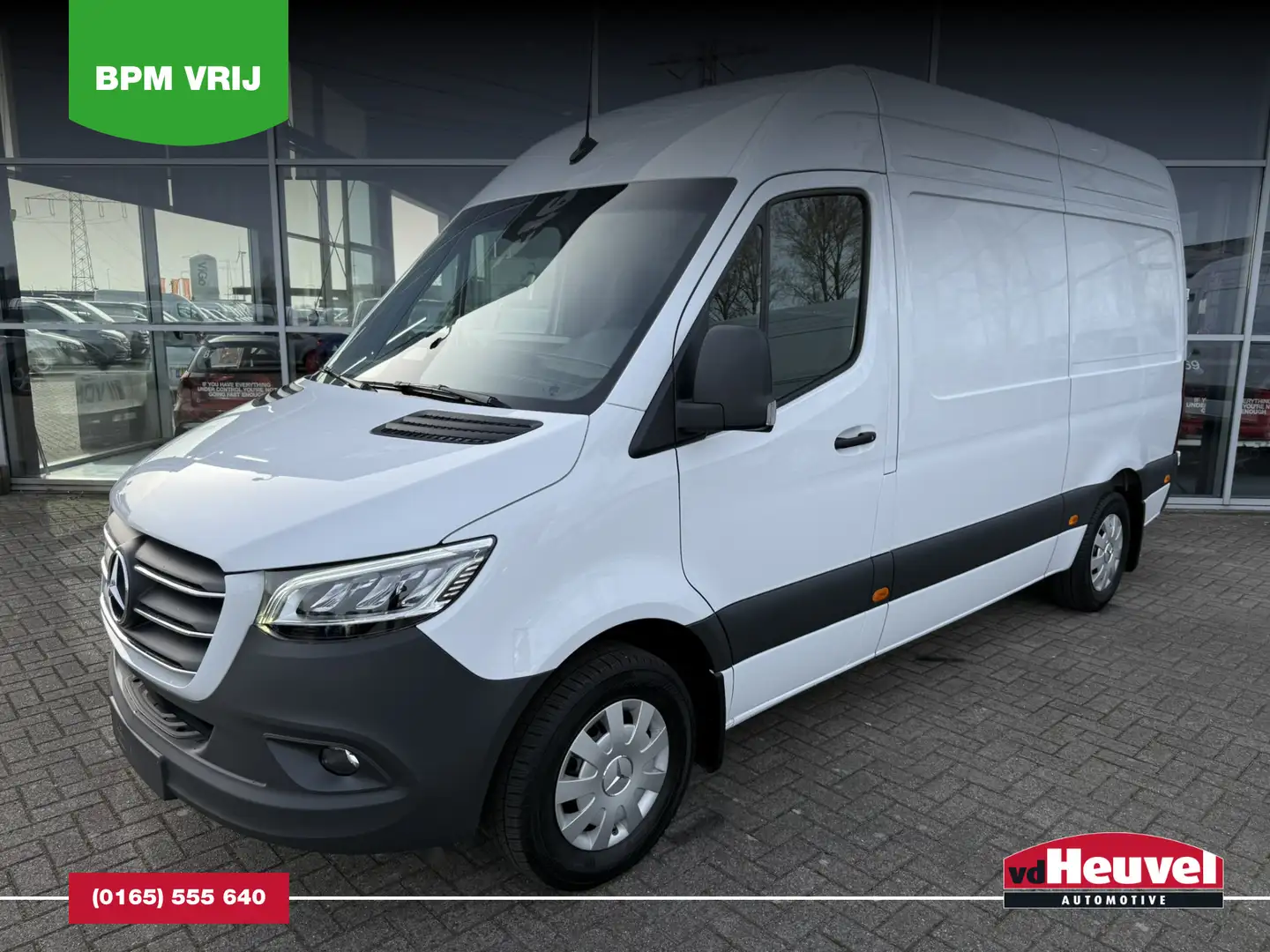 Mercedes-Benz Sprinter 315 1.9 CDI L2 Select BPM VRIJ Wit - 1