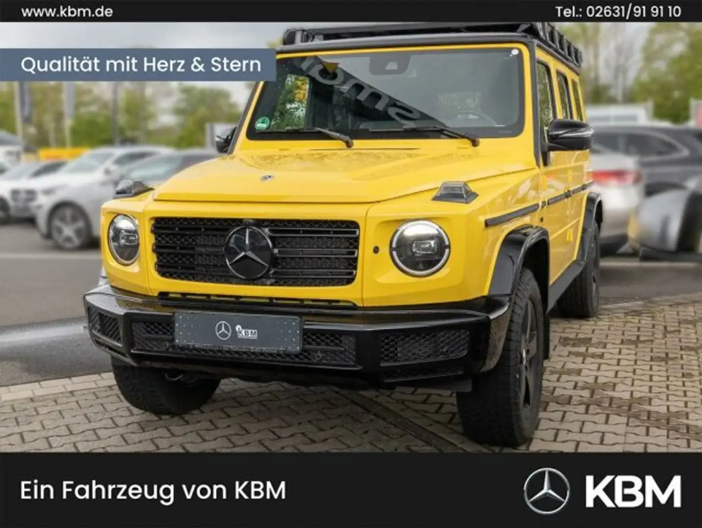 Mercedes-Benz G 500 G 500 V8°PROF°MANU°SONNENGELB°DACH-TRÄGER°STDH Jaune - 1