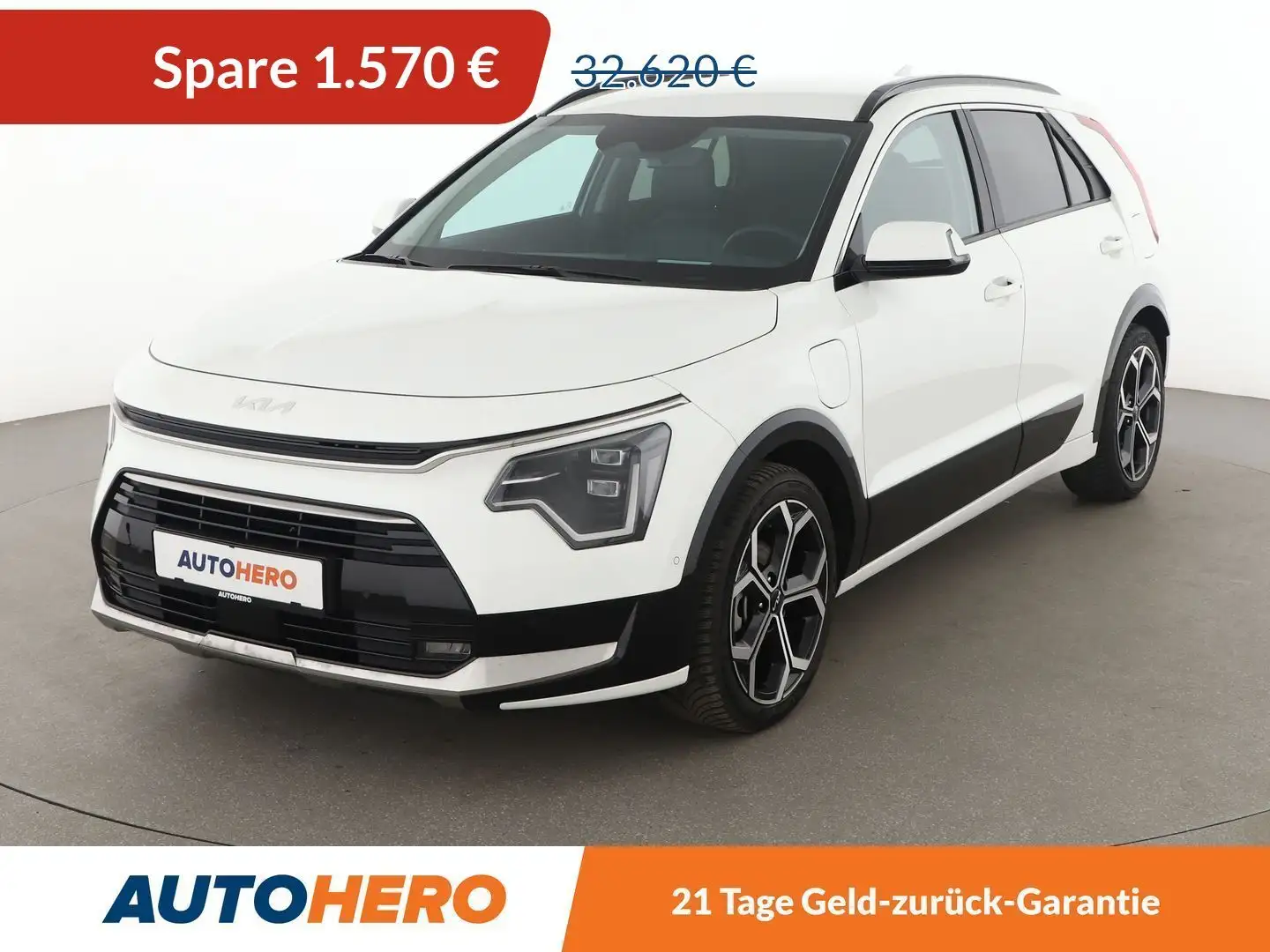 Kia Niro 1.6 Plug-in Hybrid Spirit Aut.*NAVI*LED*ACC*CAM* Weiß - 1