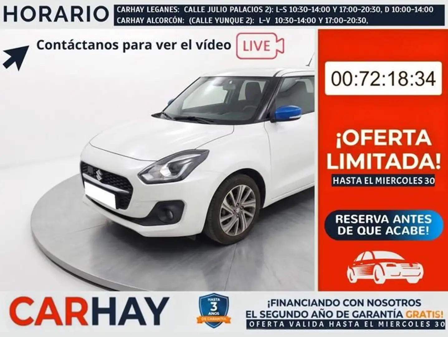 Suzuki Swift 1.2 Mild Hybrid GLE Blue & White Blanco - 1