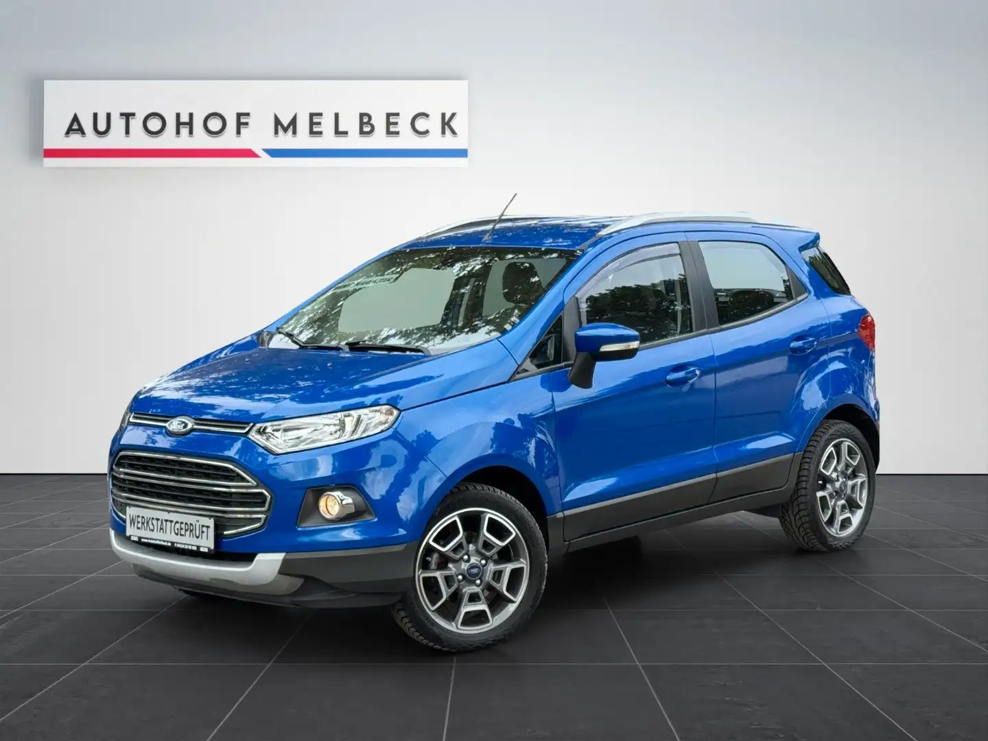 Ford EcoSport Titanium *2.HAND*TEILLEDER*PDC*KLIMA* Blau - 1