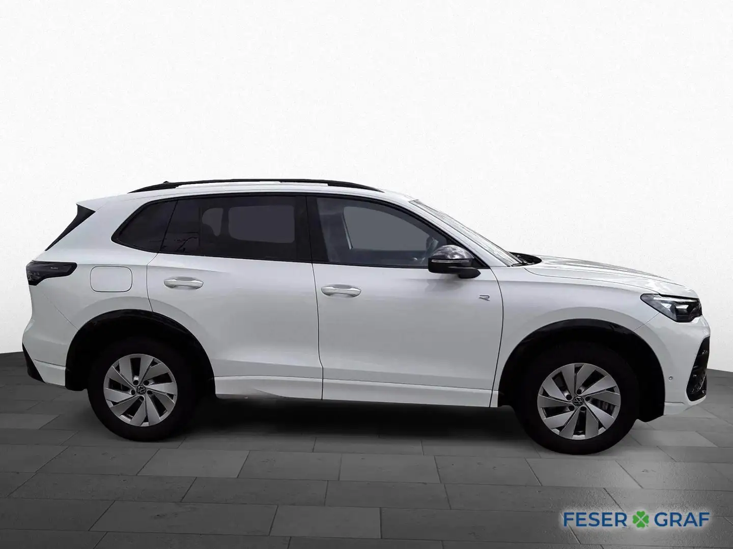 Volkswagen Tiguan 2.0 TDI DSG R-LINE AHK PANO HUD MATRIX Weiß - 2