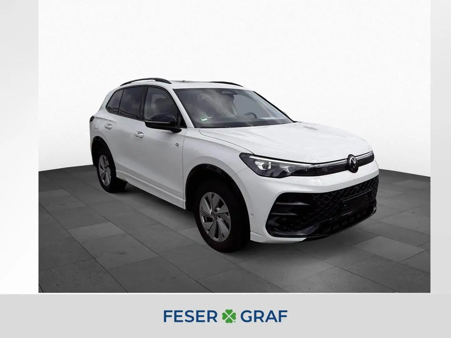 Volkswagen Tiguan 2.0 TDI DSG R-LINE AHK PANO HUD MATRIX Weiß - 1