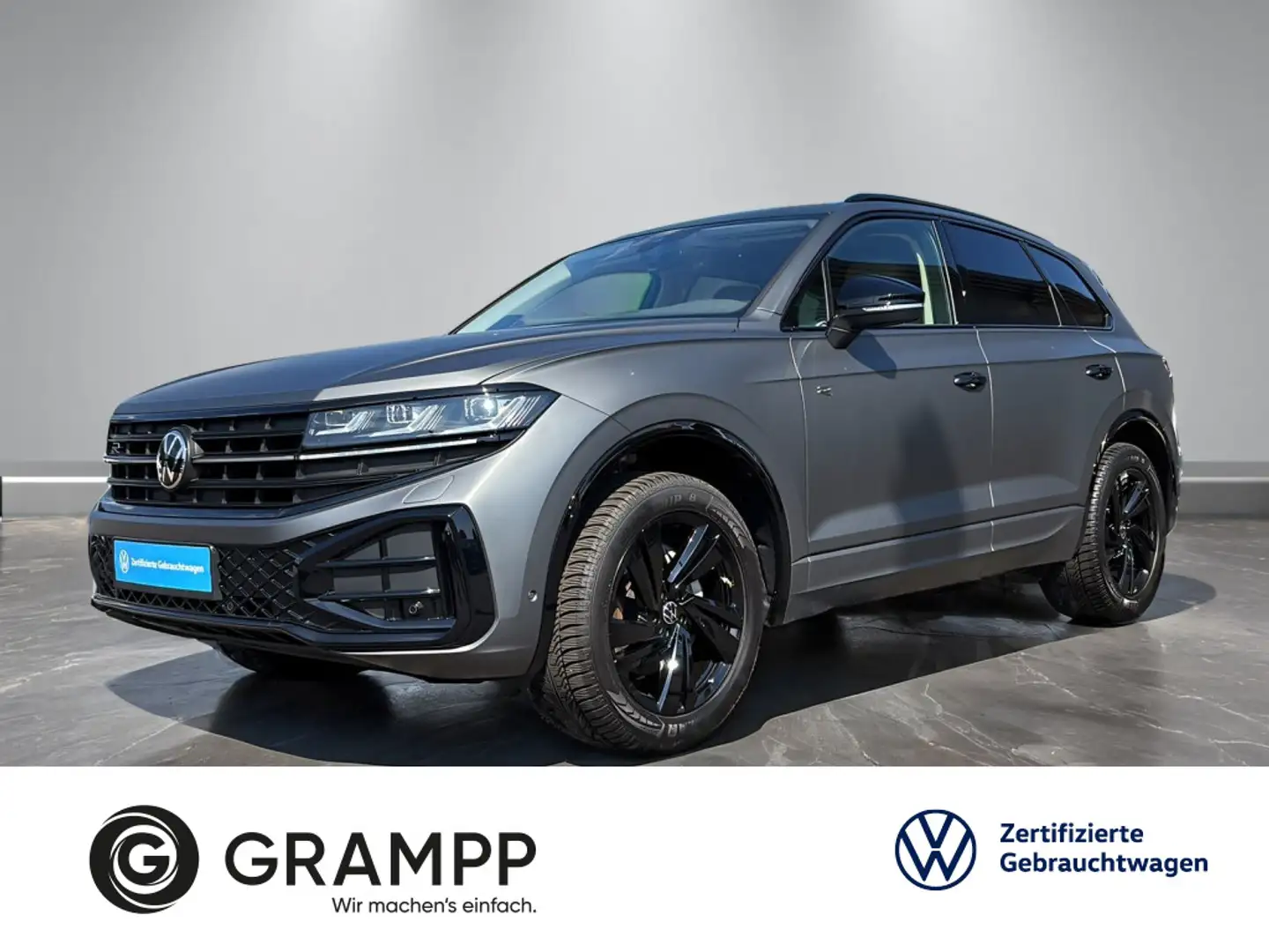 Volkswagen Touareg R-Line 3.0TDI +AHK+LUFT+STDHZG+ASSISTS+ Gri - 1