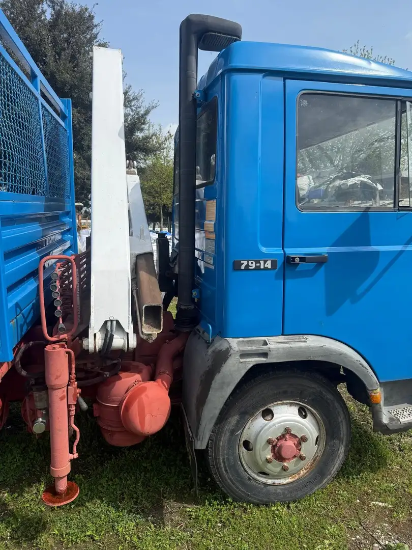 Iveco Fiat Iveco 79-14 con gru e ribaltabile Blu/Azzurro - 2