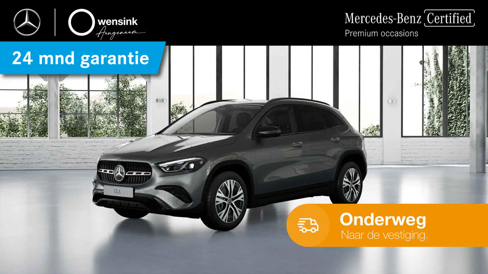 Mercedes-Benz GLA 250 e Luxury Line | Night pakket | 360 graden camera | Gris - 1