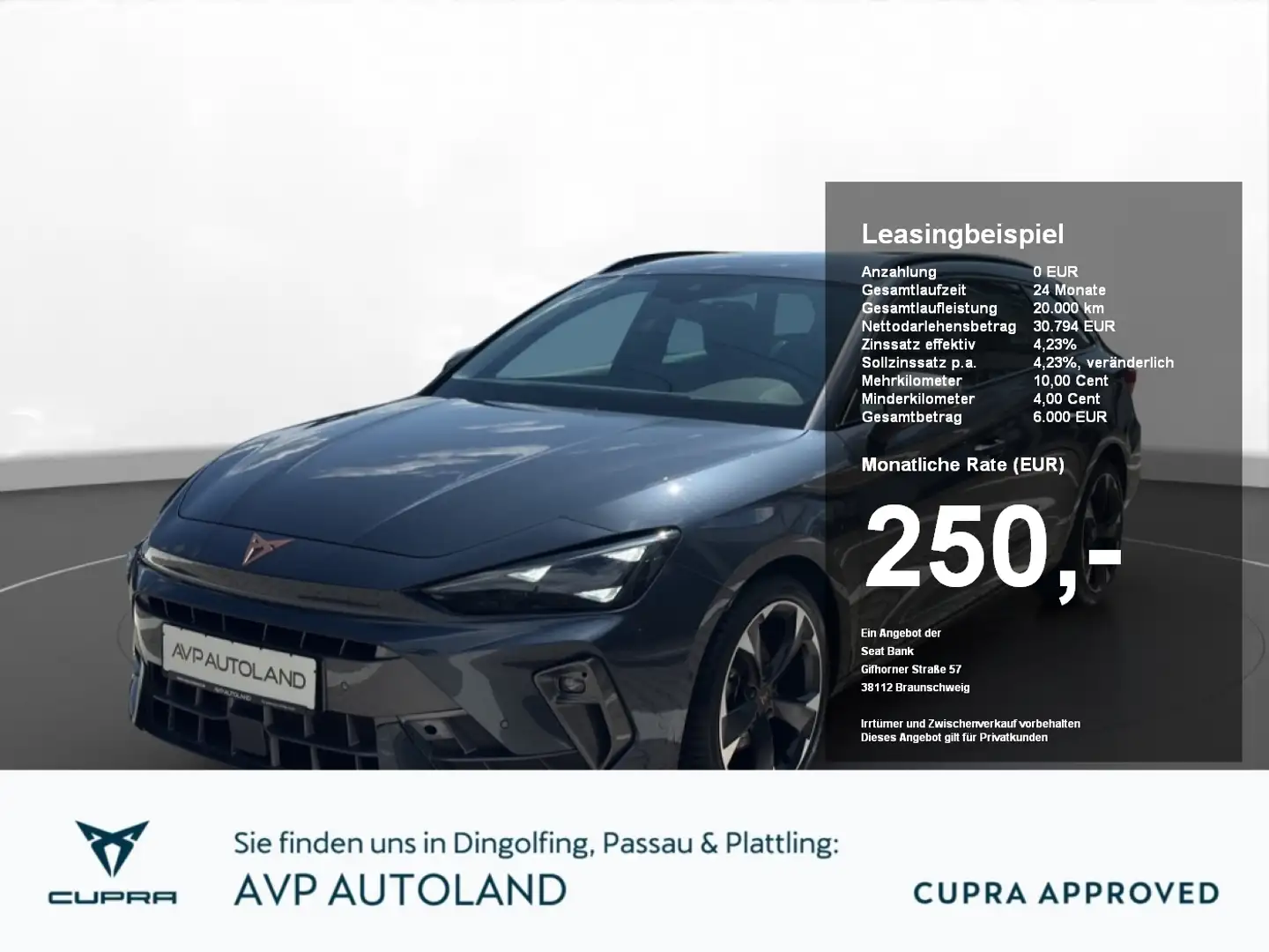 CUPRA Leon Sportstourer 1.5 eTSI DSG Facelift | NAVI Grau - 1