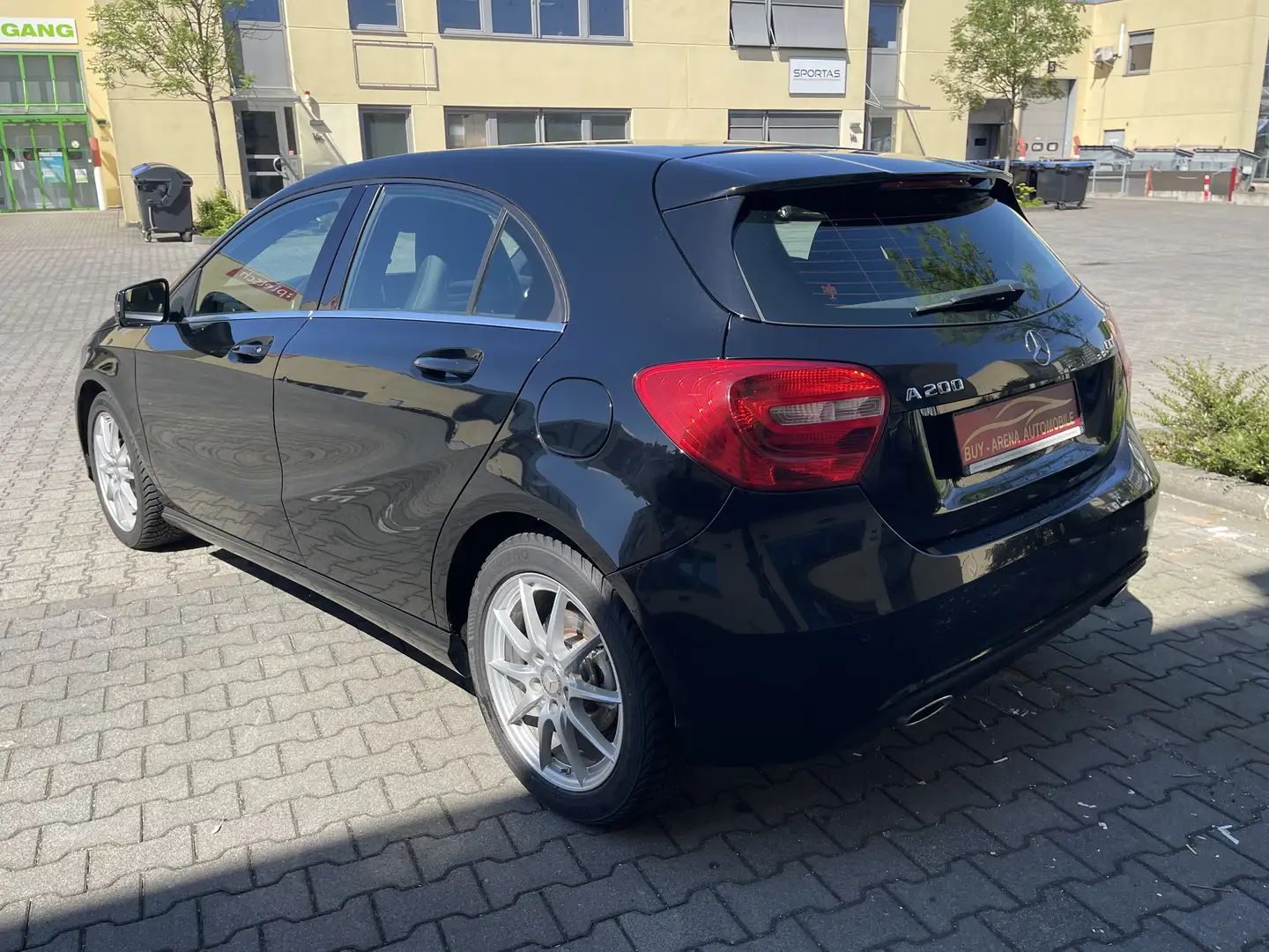 Mercedes-Benz A 200 CDI/d Urban 2.Hand Navi SHZ Leder Top Gepflegt Чорний - 2
