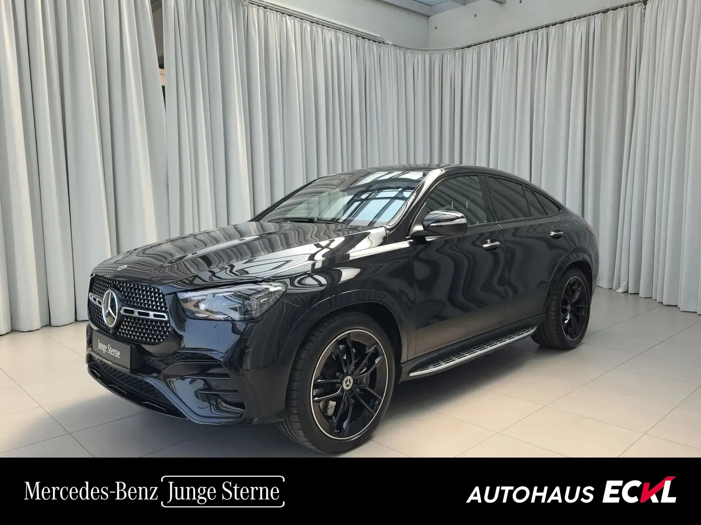 Mercedes-Benz GLE 450 d 4MATIC Coupé Winterp. HUD Standh. Czarny - 1
