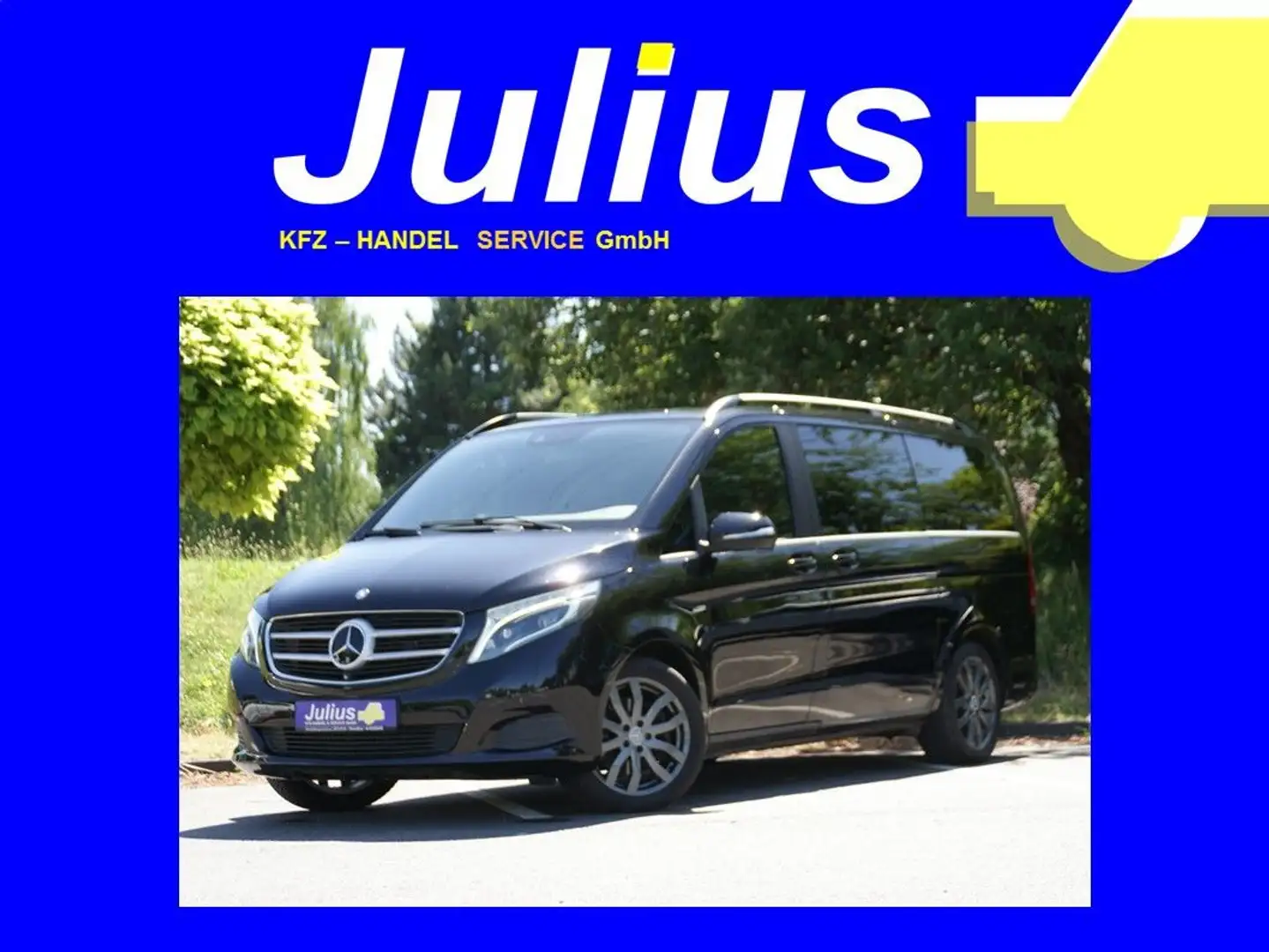 Mercedes-Benz V 220 Burmester Tempomat SHZ Webasto Nero - 1