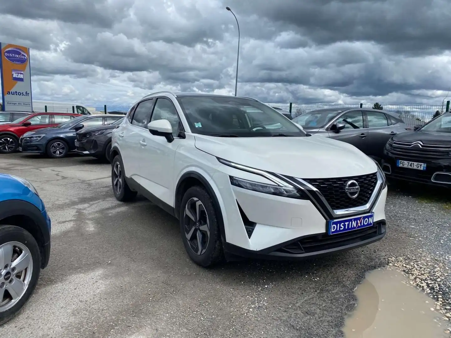 Nissan Qashqai 1.3 Mild Hybrid - 140 N-Connecta - Pack Hiver - To Blanc - 2