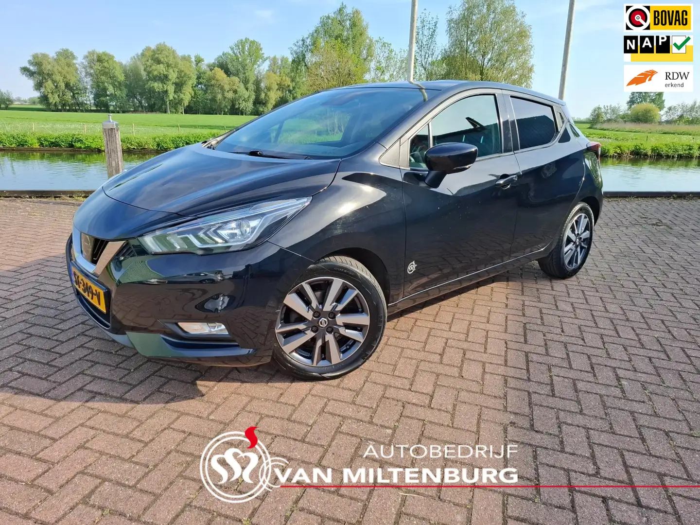 Nissan Micra 0.9 IG-T N-Connecta Clima Cruise Navi PDC Stoelver Noir - 1