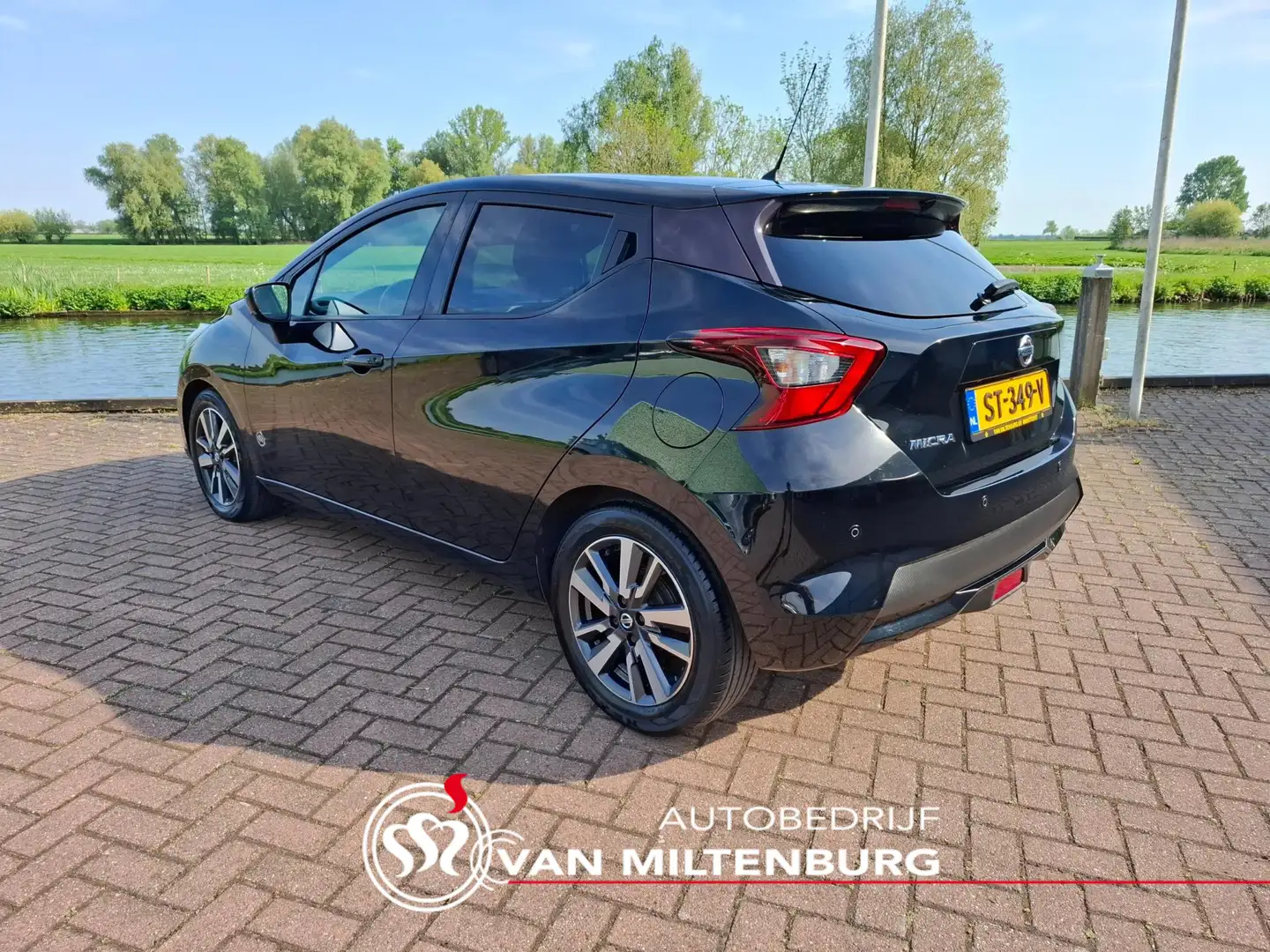 Nissan Micra 0.9 IG-T N-Connecta Clima Cruise Navi PDC Stoelver Noir - 2