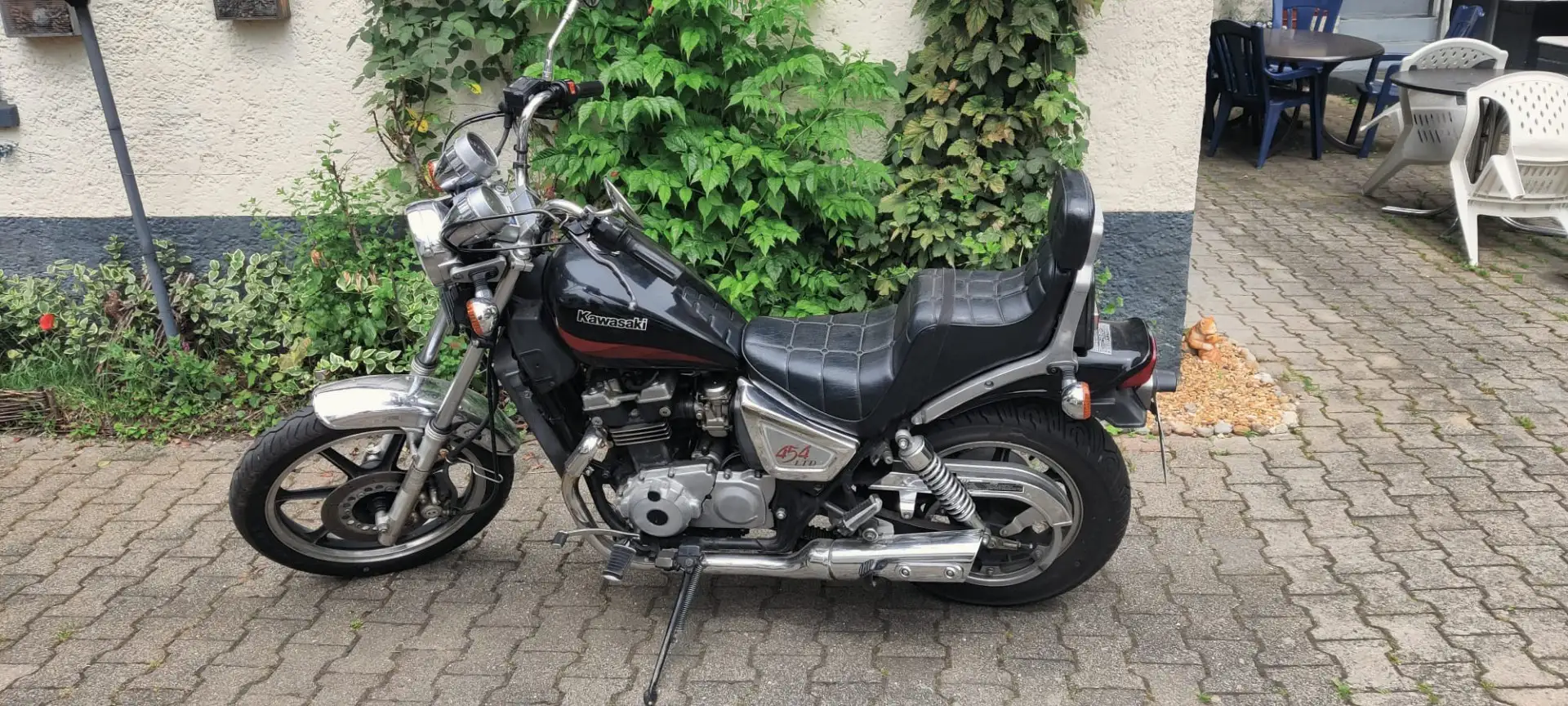 Kawasaki LTD 450 LTD 454 Zwart - 1