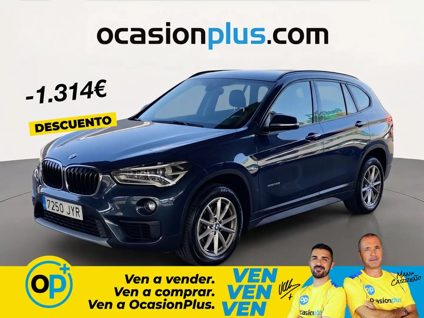 BMW X1 sDrive 18dA Gris - 1