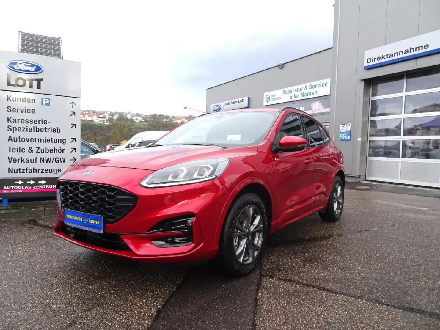 Ford Kuga Plug-In Hybrid ST-Line X *AHK*ACC*LED*NAVI* Red - 1