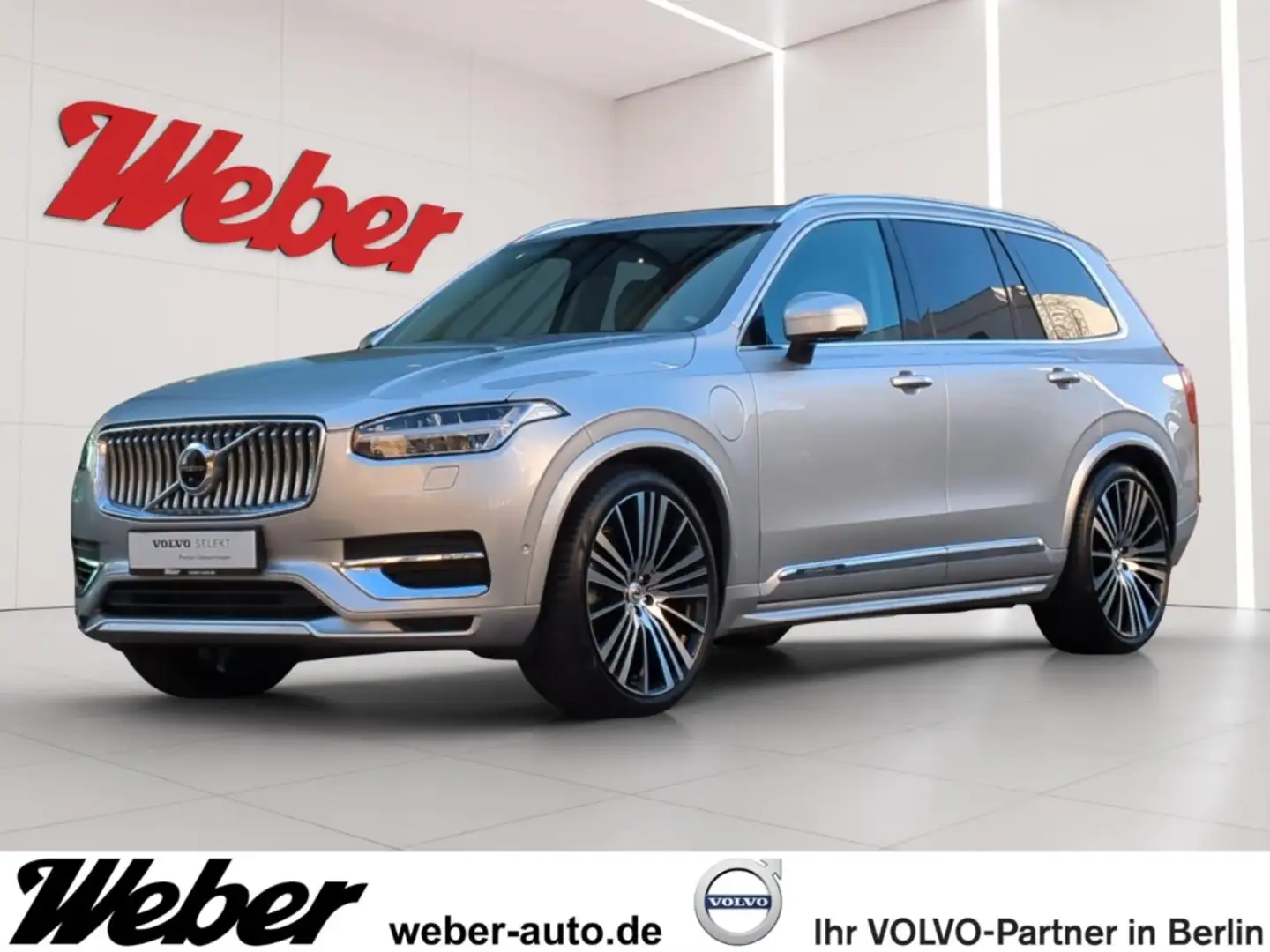 Volvo XC90 T8 Recharge Inscription Expr. *Luft*Pano*360* Silber - 1