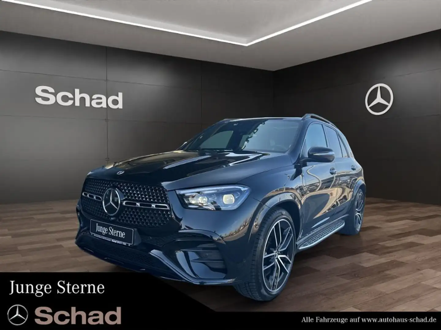 Mercedes-Benz GLE 450 d 4M AMG+PANO+HUD+StHZ+AHK+360°+BURM+22" Zwart - 1