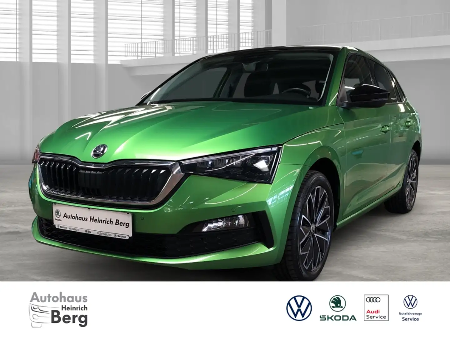 Skoda Scala Style 1.0 TSI El. Panodach LED Blendfreies Fernl. Vert - 1