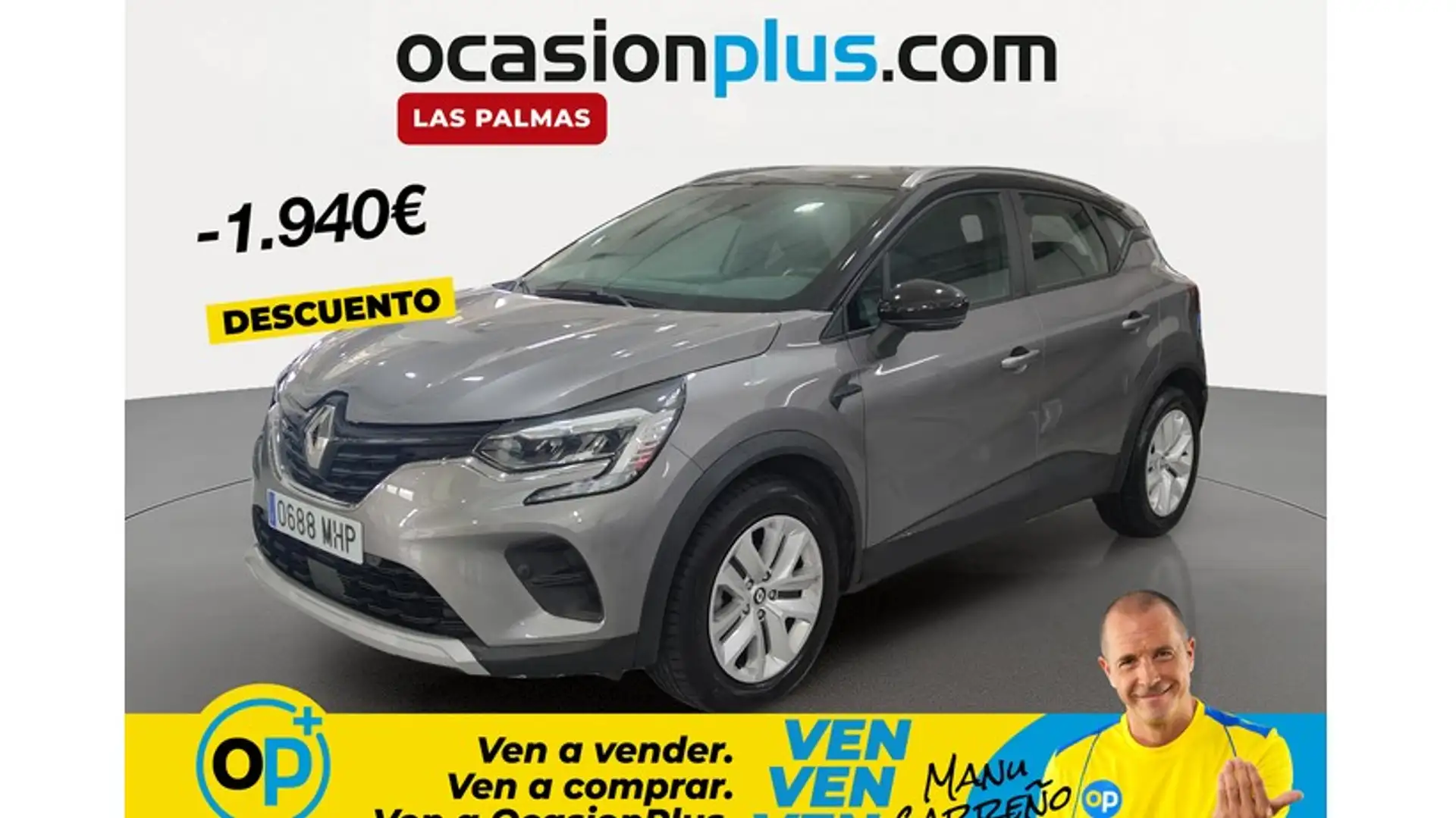 Renault Captur TCe GPF Micro Híbrido Evolution 103kW Gris - 1