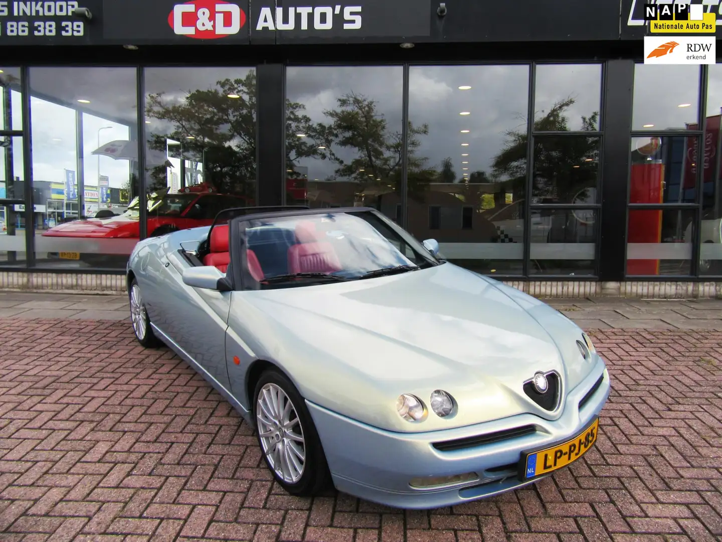 Alfa Romeo Spider 3.0 12V V6 L 1995 A-Z HISTORY UNIEKE AUTO Bleu - 1