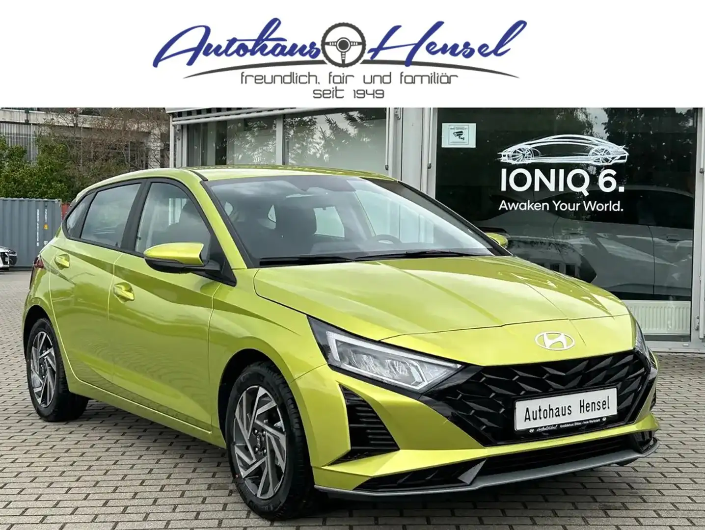 Hyundai i20 1.0 T-GDi Trend Lichtpaket Kamera Navi LHZ/SHZ PDC Gelb - 1