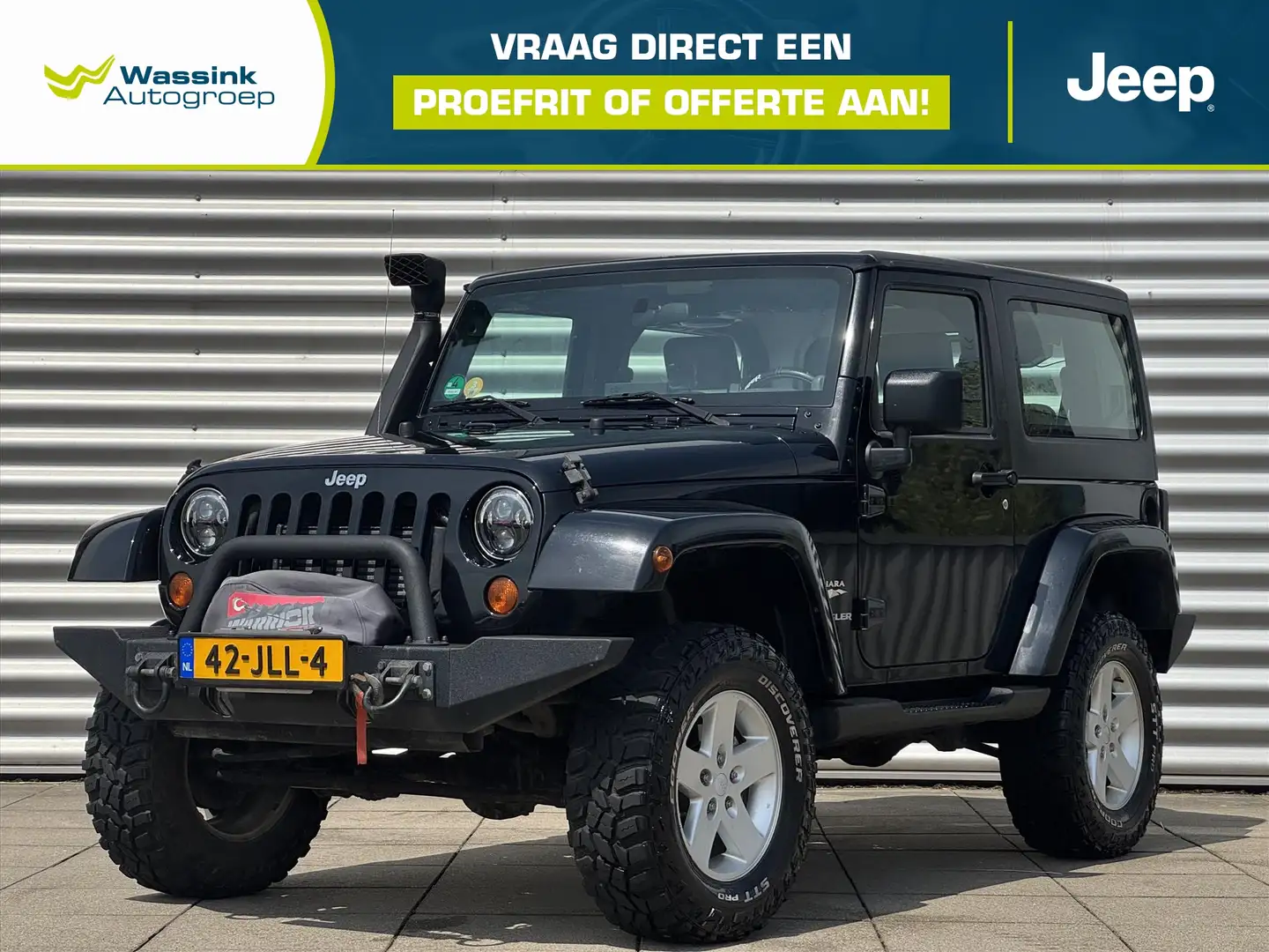 Jeep Wrangler 2.8 CRD 200PK Sport Handgeschakeld | Lier 13000 lb Zwart - 1