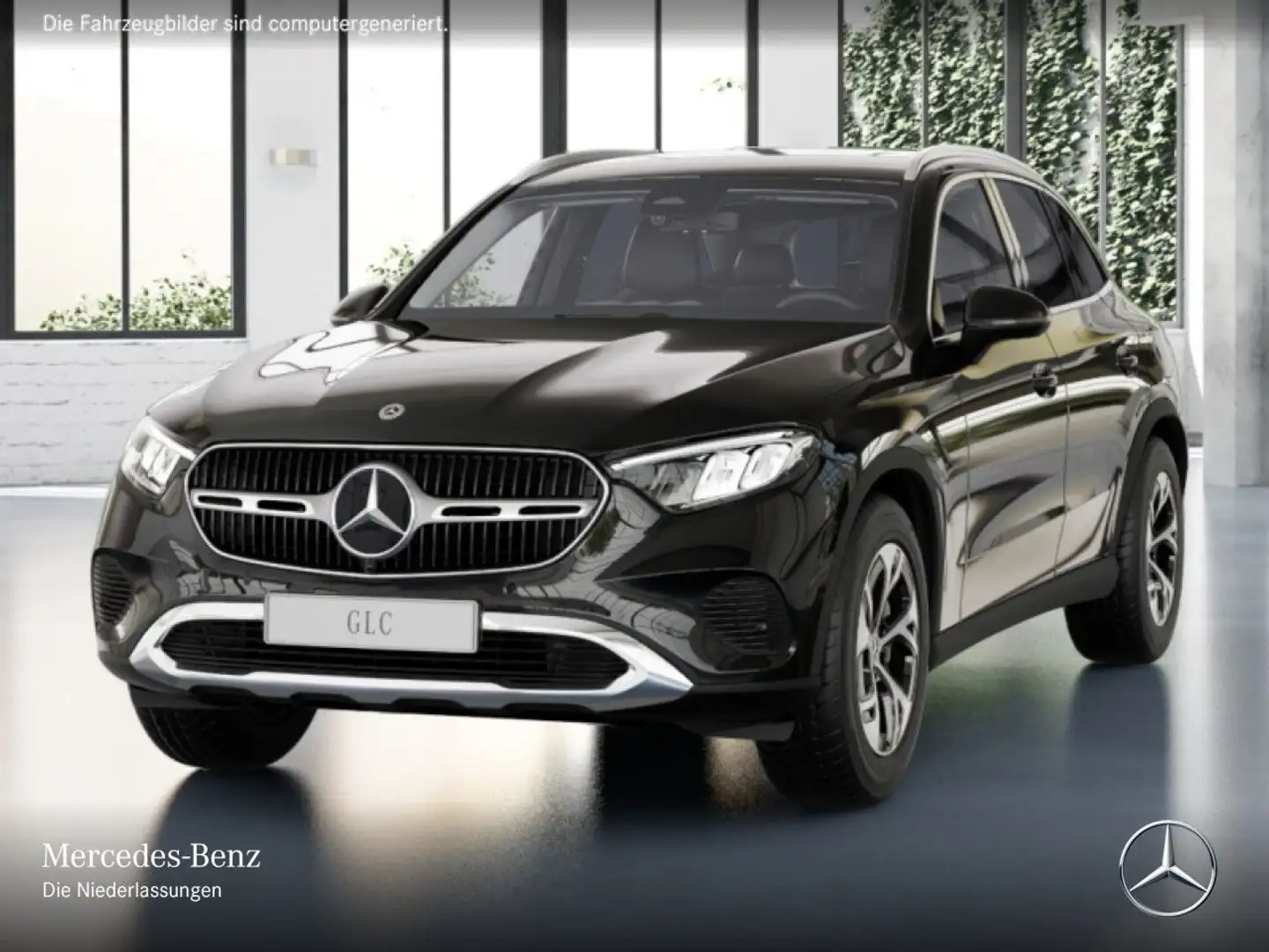 Mercedes-Benz GLC 300 e 4M AVANTG+AHK+LED+KAMERA+TOTW+KEYLESS+9G Schwarz - 2