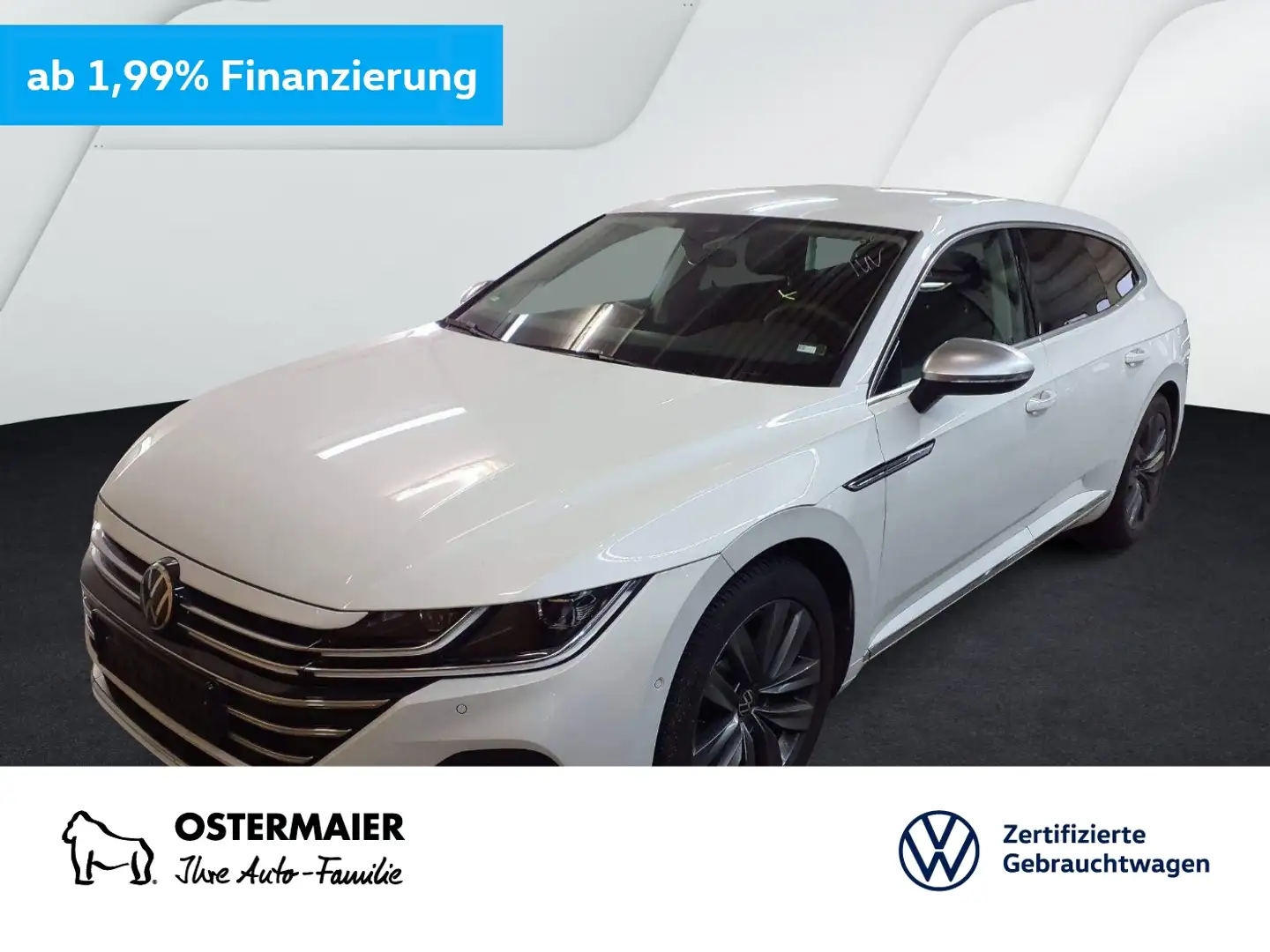 Volkswagen Arteon Shootingbrake ELEGANCE 2.0TSI 190PS DSG ACC.AHK.KA Bílá - 1