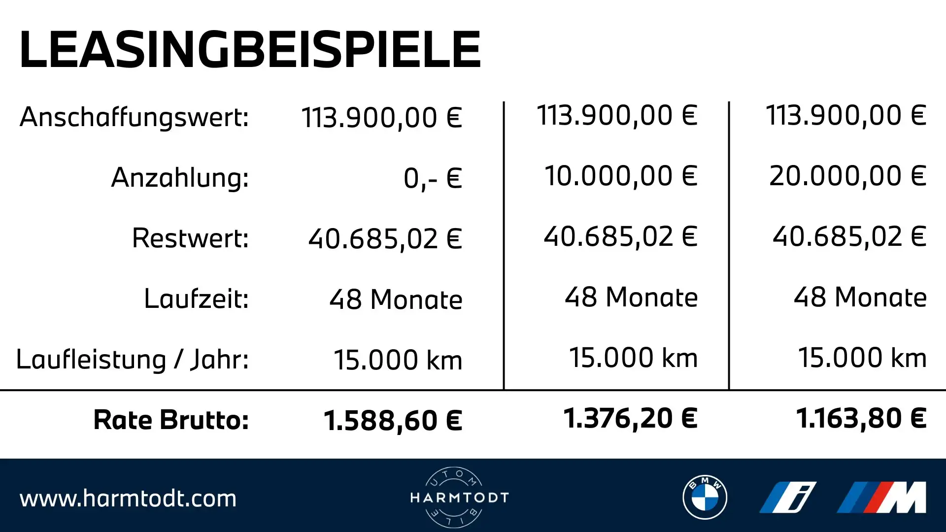 BMW i7 xDrive60 *EUR 1.589,- monatlich ohne Anzahlung* Чорний - 2