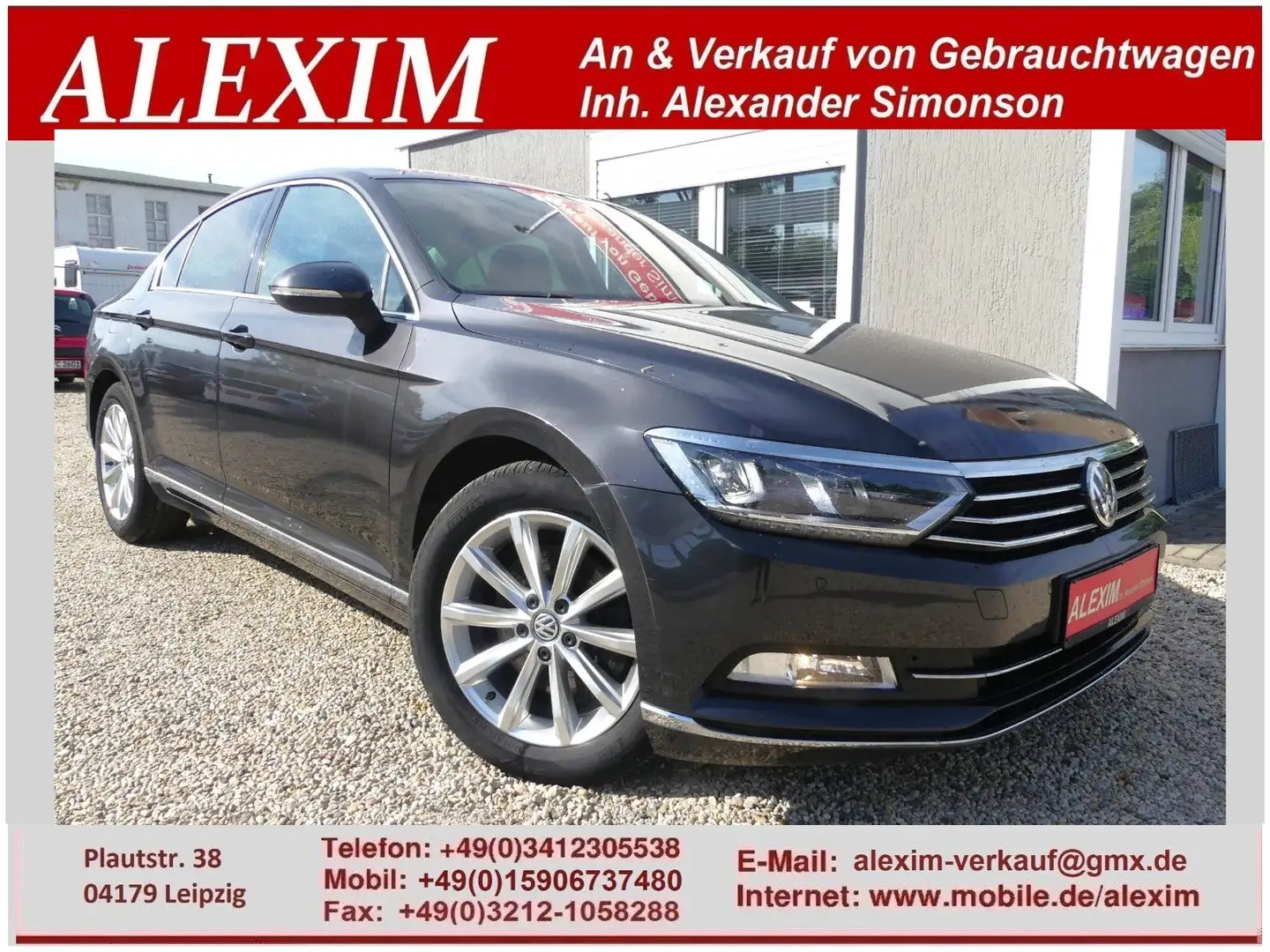 Volkswagen Passat Lim. Comfortline/2.0TSi/DAB/LED/Kamera Grau - 1