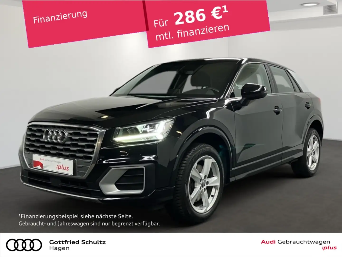 Audi Q2 1.0 TFSI LED NAV GRA SHZ PDC sport Schwarz - 1