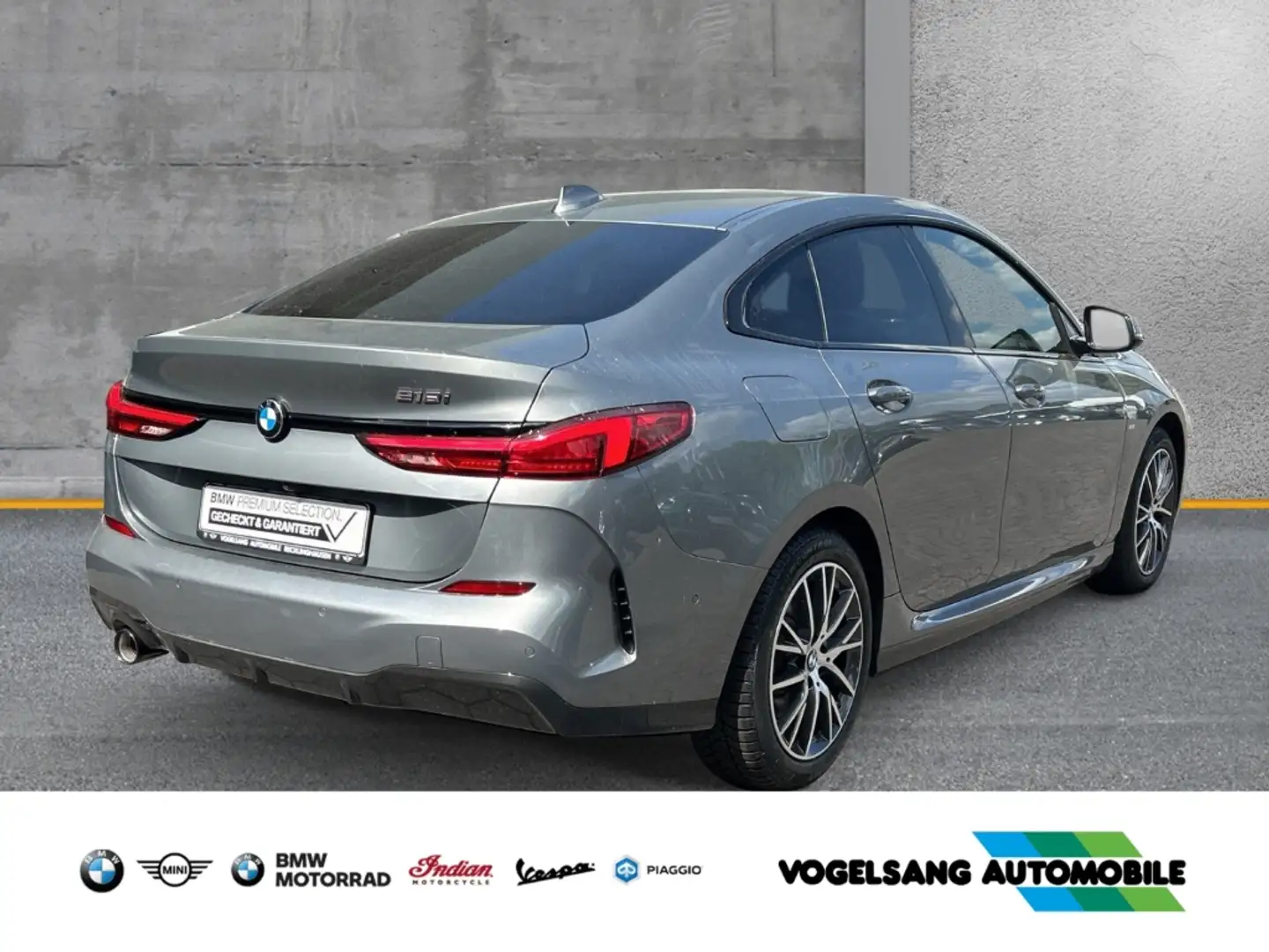 BMW 218 Gran Coupe i M Sport Park-Assistent Navi LED WLAN Grau - 2