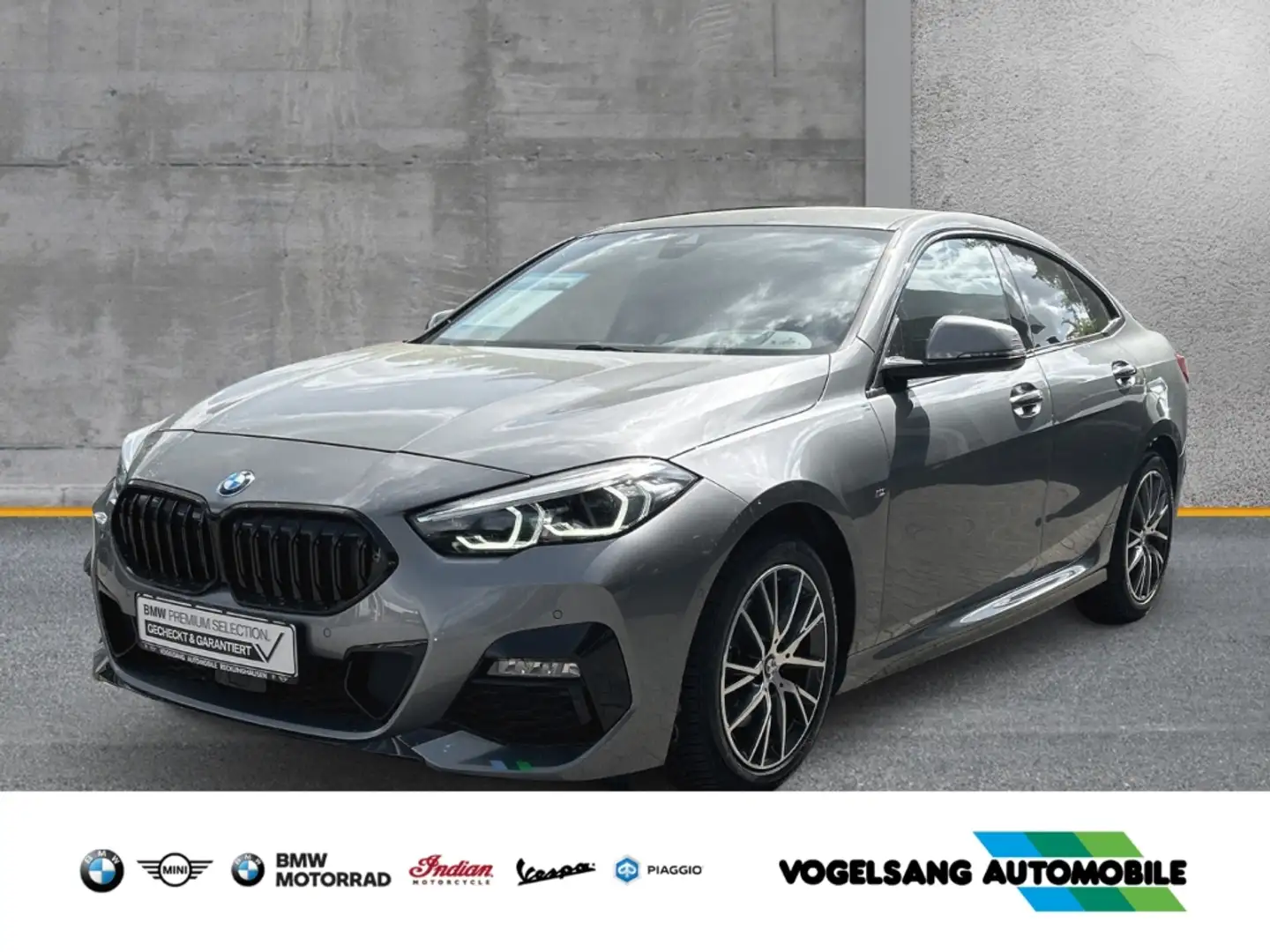 BMW 218 Gran Coupe i M Sport Park-Assistent Navi LED WLAN Grau - 1
