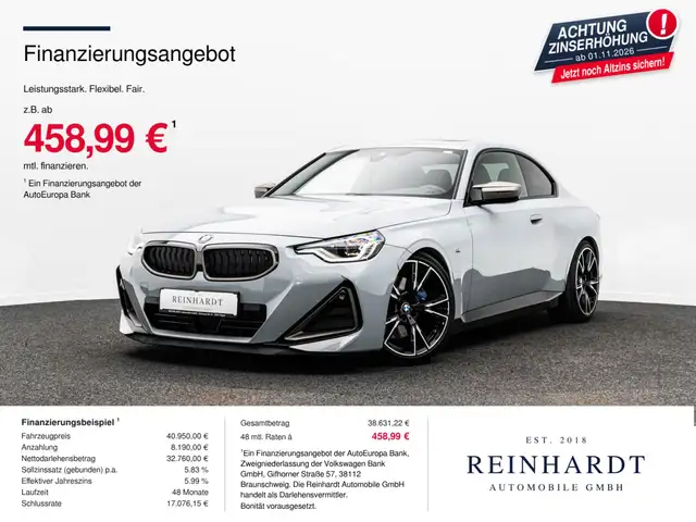 BMW 240 i xDRIVE SHADOW 19Z./LED/eGSD/M-SITZE/HiFi