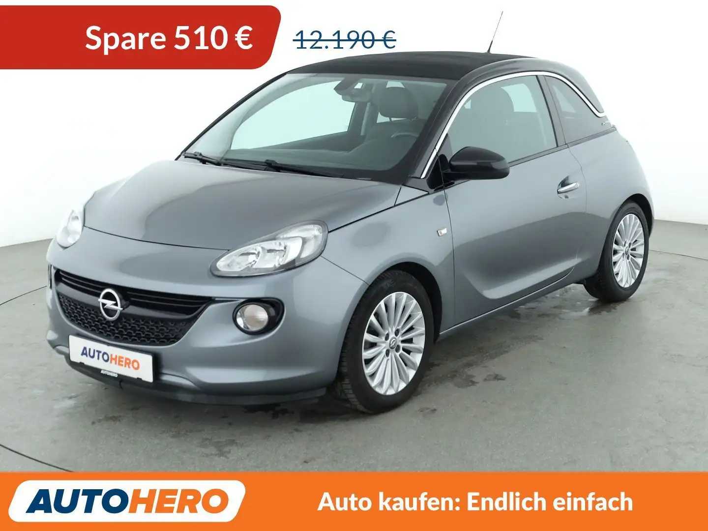 Opel Adam 1.4 Open Air 120 Jahre*FALTDACH*PDC*SHZ*KLIMA* Grau - 1