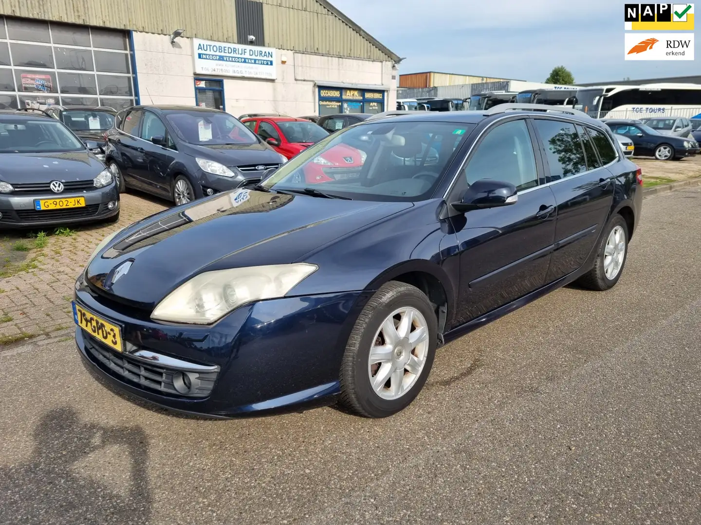 Renault Laguna Estate 2.0 16V Dynamque Bj:2008 NAP! Blue - 1