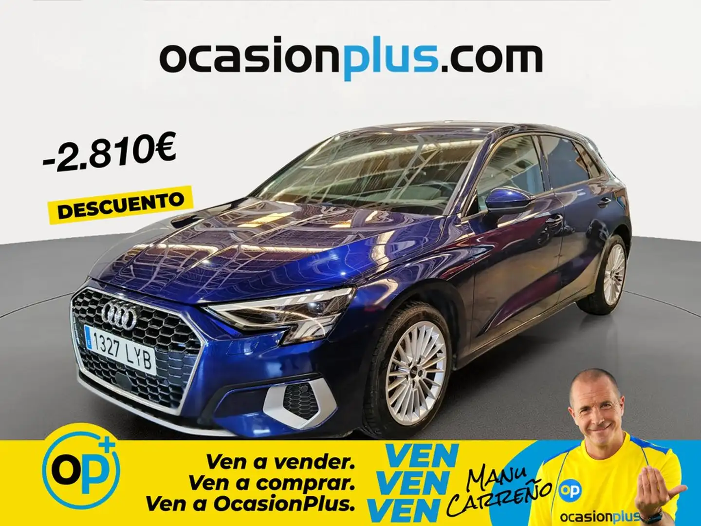 Audi A3 Sportback 30TDI Advanced Azul - 1