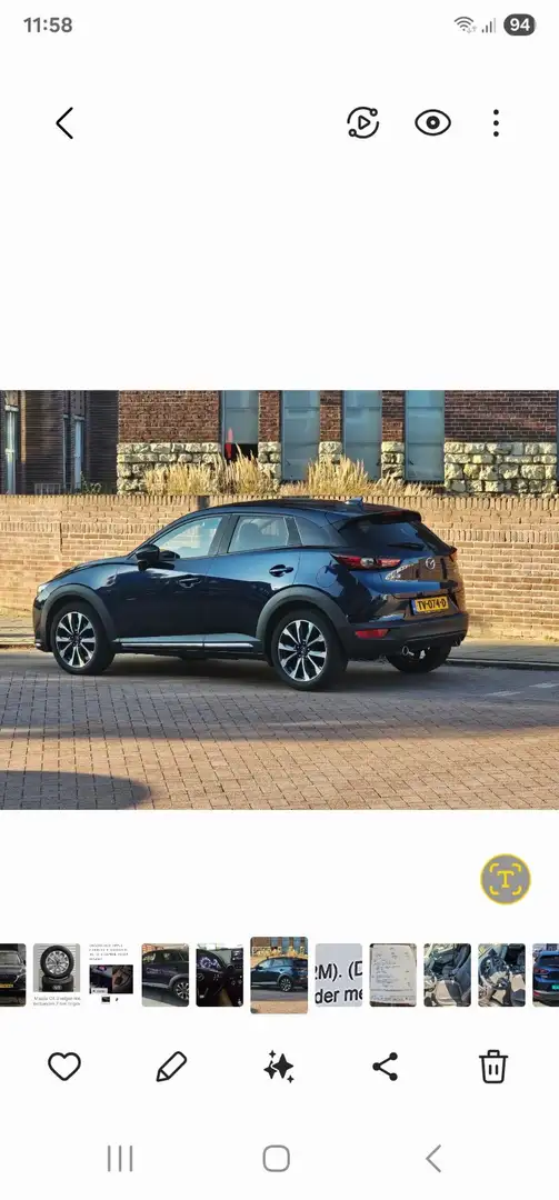 Mazda CX-3 2.0 SAG 120 GT-M Blauw - 2