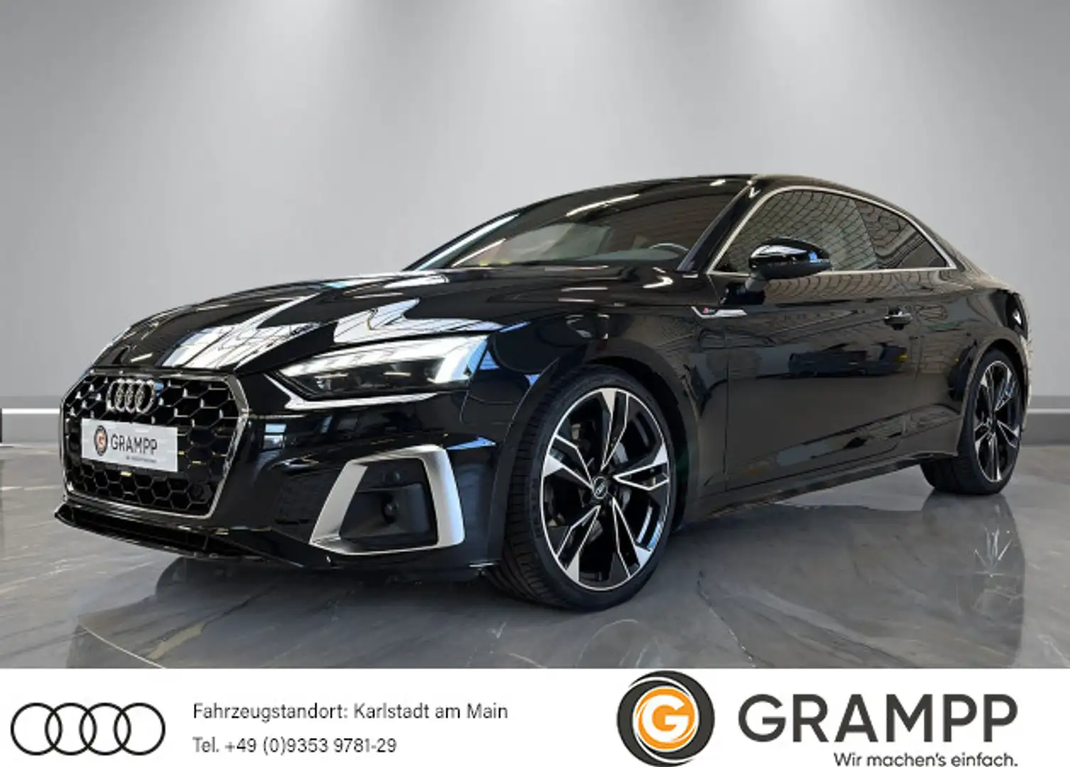 Audi A5 S line 50 TDI quattro tiptronic +MATRIX Zwart - 1
