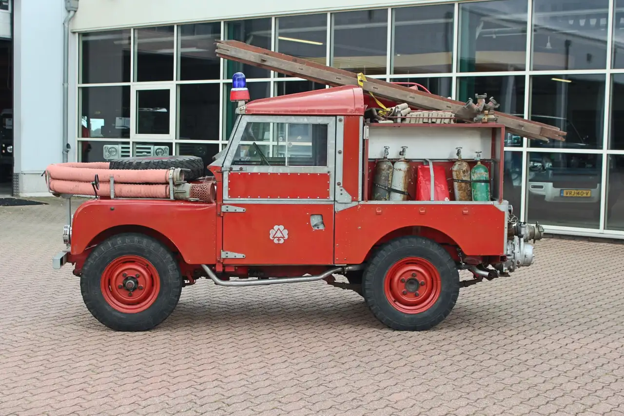 Land Rover Series 1 86 inch Fire Engine PATINA Ongerestaureerd origi, foto 3