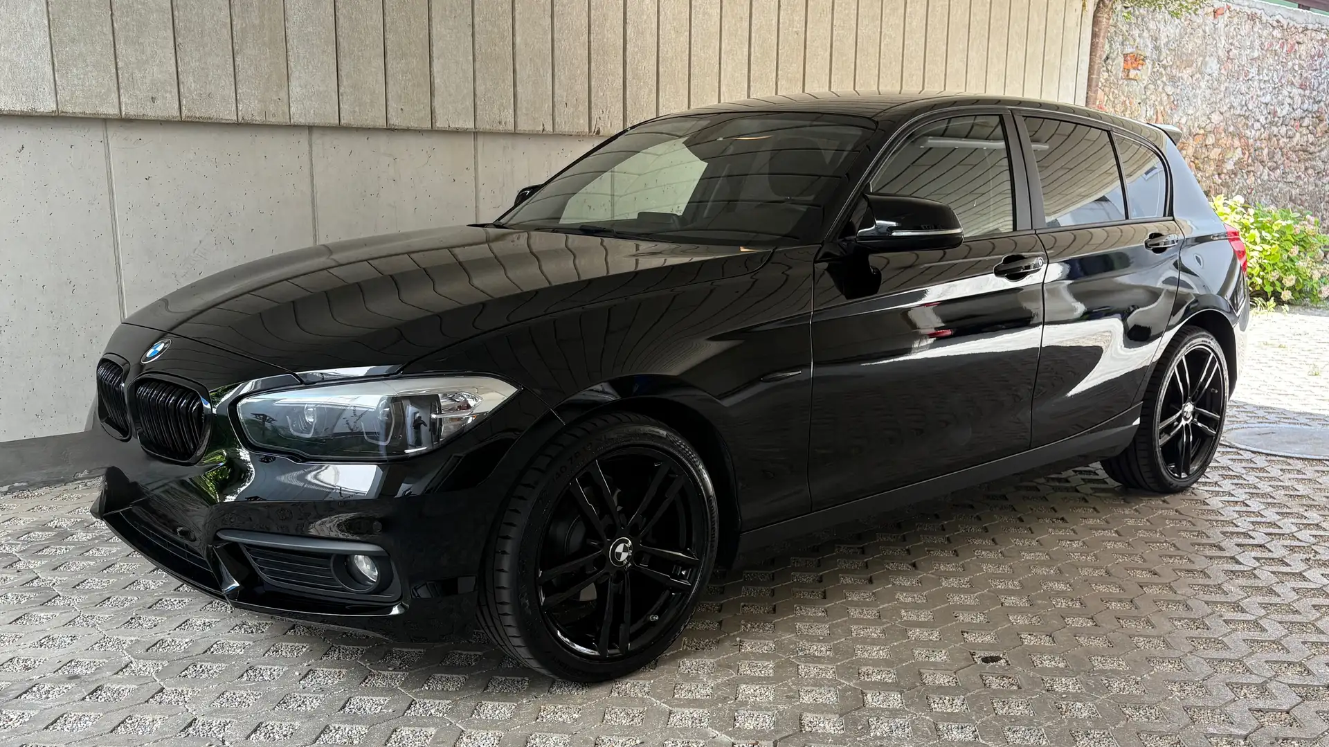 BMW 116 116i Advantage Stage 2 Tuning 170HP, 18" orig. BMW M-Sport Aluräder UNFALLFREI TOP-ZUSTAND Schwarz - 2