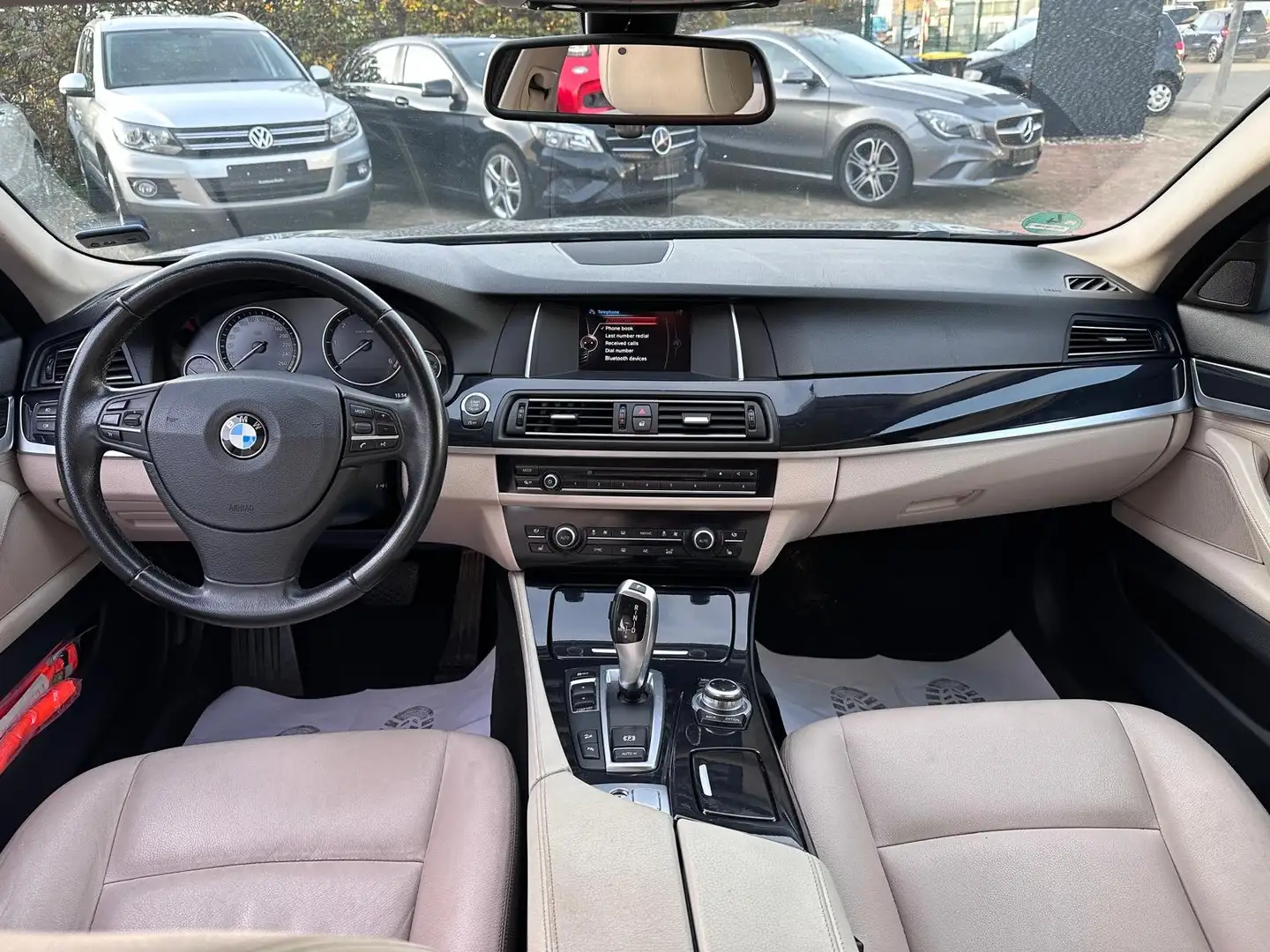 BMW 530 d xDrive+Tüv Neu+Automatik+Leder Beige+ Noir - 2
