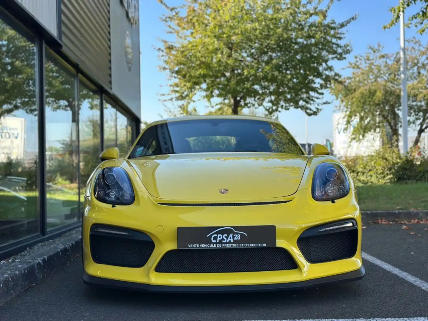 Porsche Cayman PORSCHE CAYMAN 2 TYPE 981 GT4 Gelb - 2