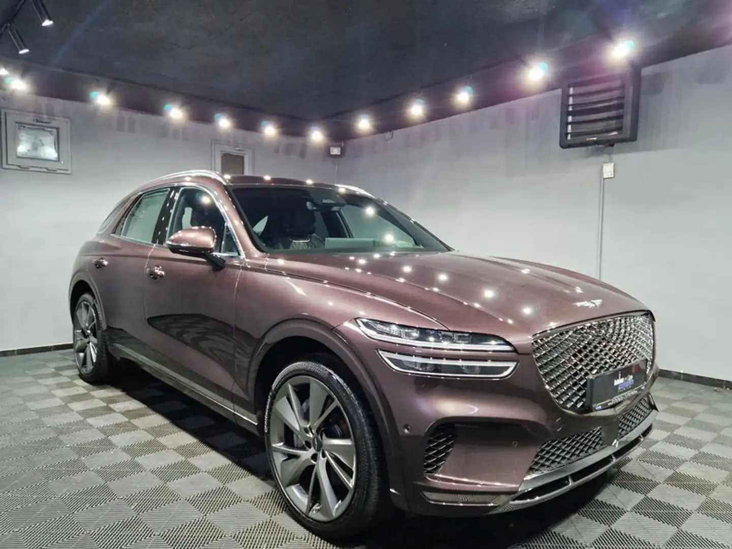 Genesis GV70 2.2 CRDI Luxus 4WD|AUTOM|LEDER|LED|NAVI|21 ZOLL Marrone - 2