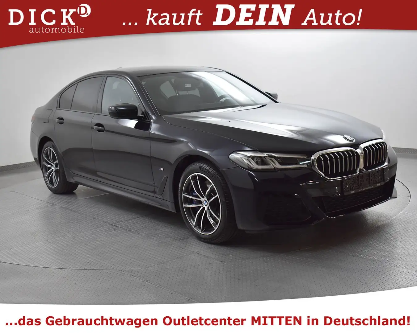 BMW 530 e Sport Aut M PAKET+KOMFORTSI+SHADO+SHZ+KAM+M Noir - 1