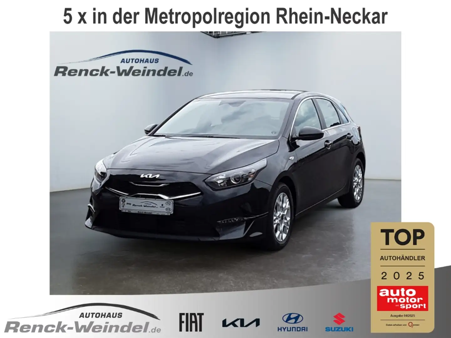 Kia Ceed / cee'd 1.5 DCT Vision Navi Klimaautom Lichtsensor Rückfah Schwarz - 1
