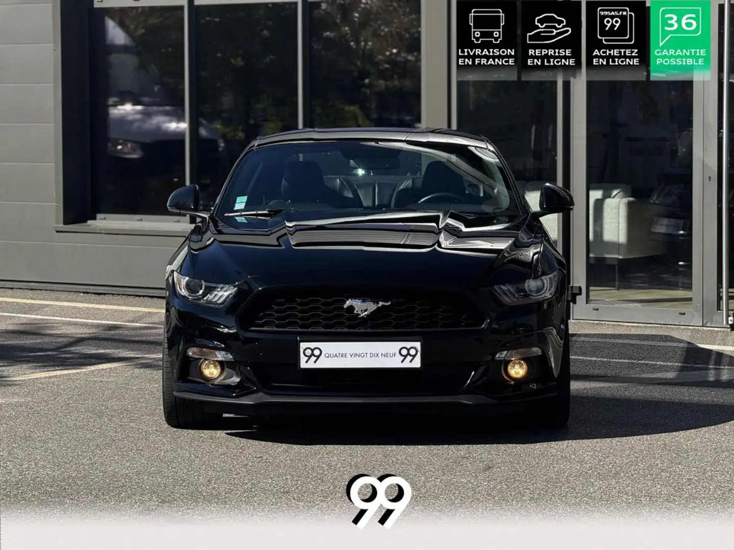 Ford Mustang 2.3 317CH ECOBOOST LIVRAISON REPRISE Zwart - 2