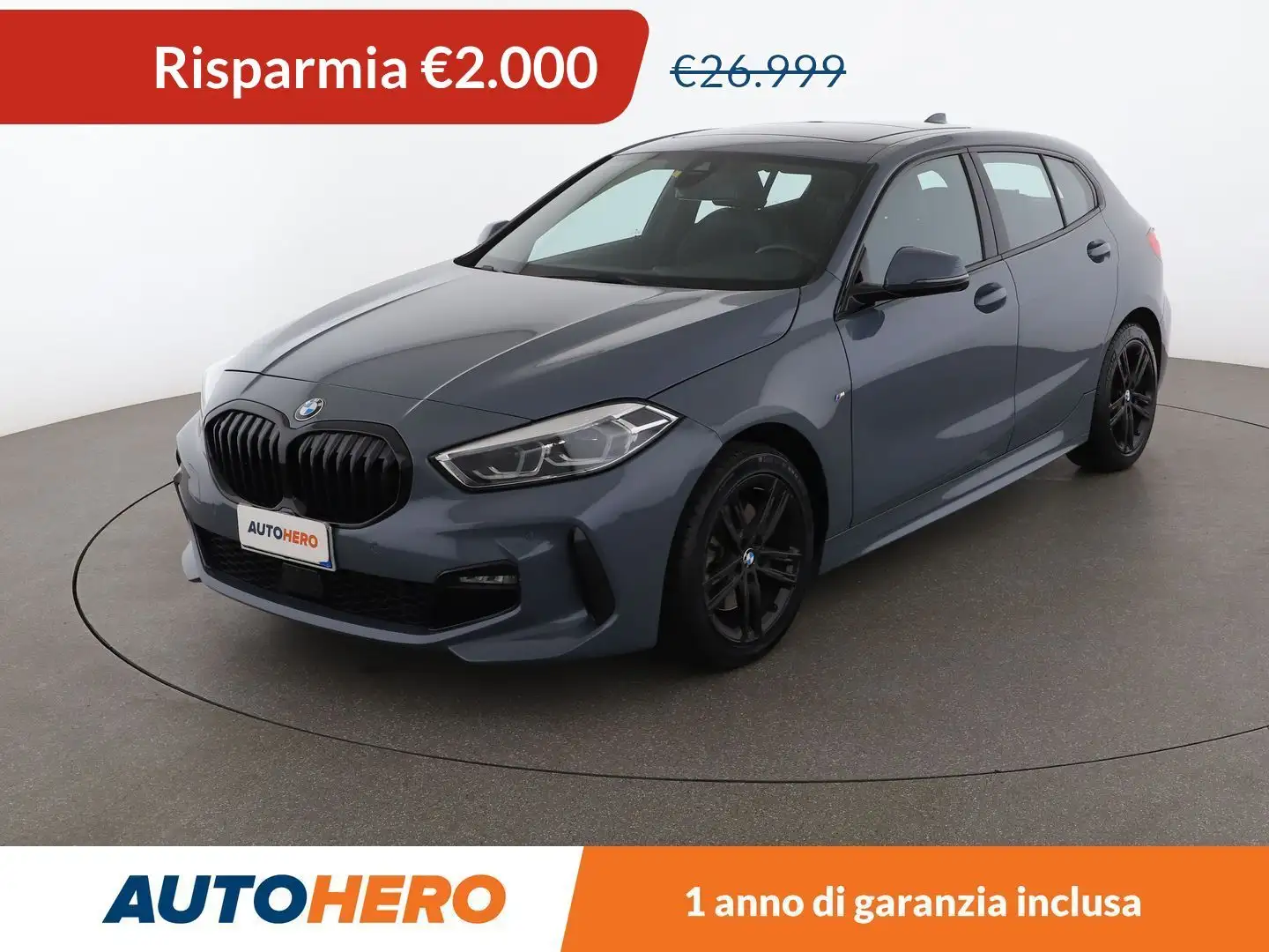 BMW 116 116d M Sport Gris - 1